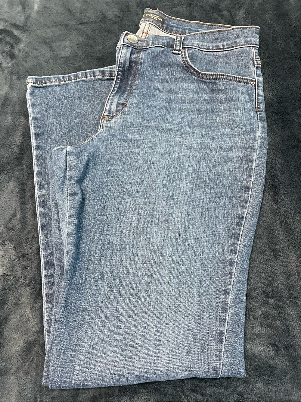 Lee  Light Blue Straight Leg Jeans